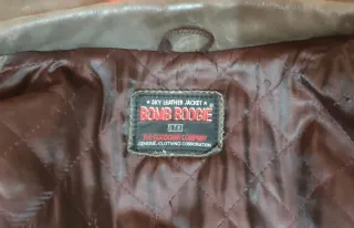 Giubbotto Pelle Bomb Boogie Marrone L