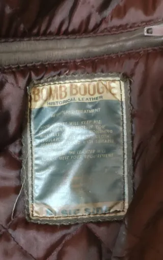 Giubbotto Pelle Bomb Boogie Marrone L