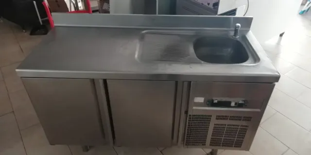 Cámara frigorífica con fregadero