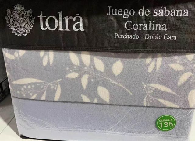 Juego de Sábanas Coralina 135cm