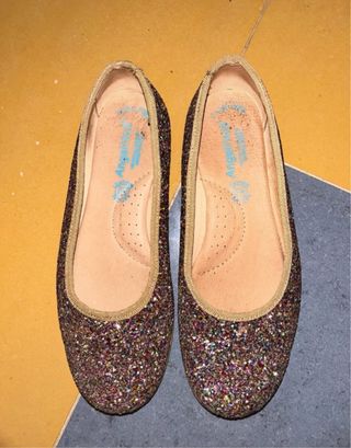 Manoletinas brillantes talla 37