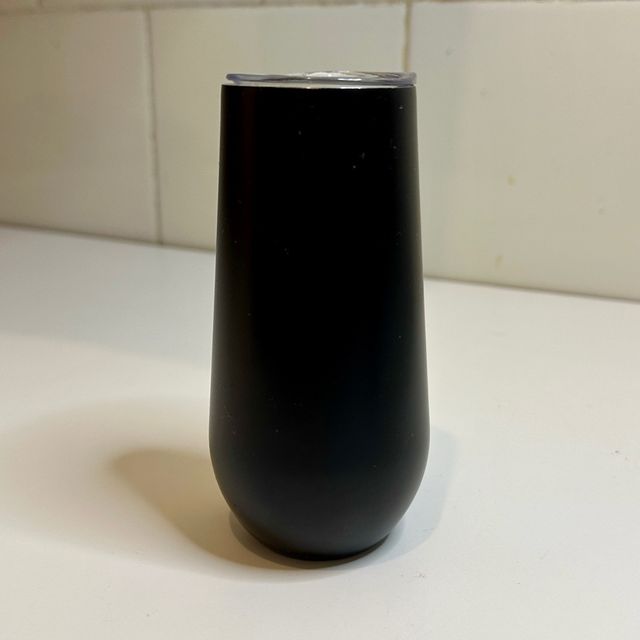 Vaso Tumbler Negro con Tapa