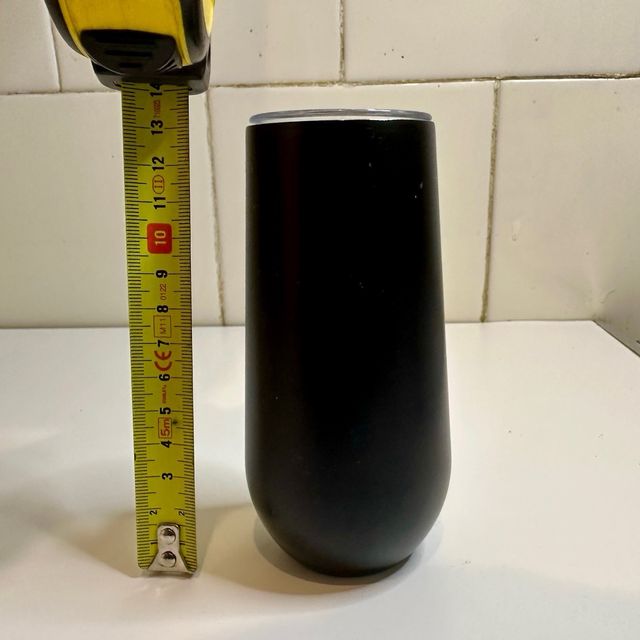 Vaso Tumbler Negro con Tapa