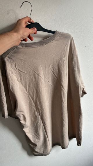 Camiseta Bershka Talla M Beige