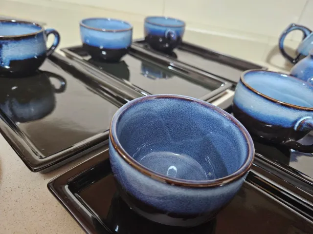 Fantástico juego de café en cerámica nuevo