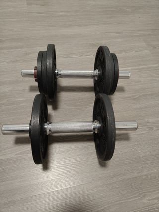 Mancuernas y pesas ajustables