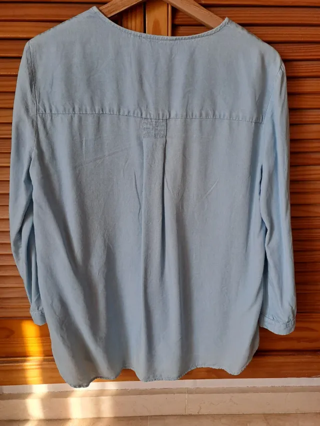 Blusón Massimo Dutti Azul