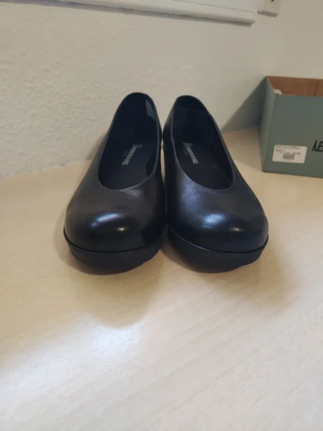 Zapatos de cuña Bosanova negros talla 37