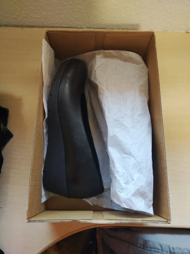 Zapatos de cuña Bosanova negros talla 37