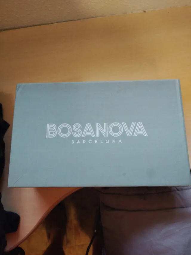 Zapatos de cuña Bosanova negros talla 37