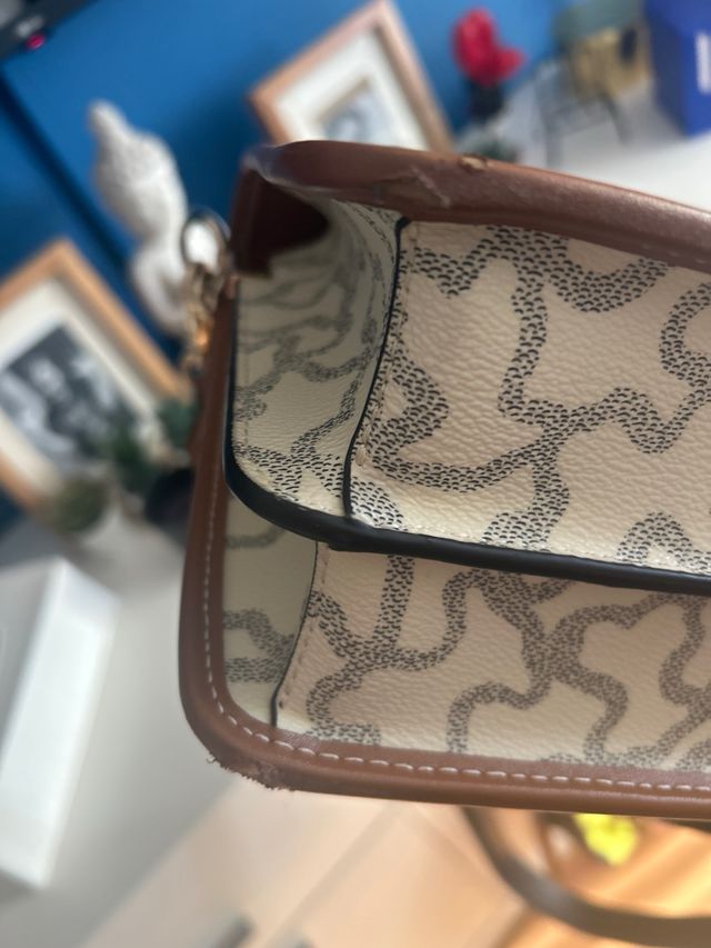 Bolso Tous Beige y Marrón