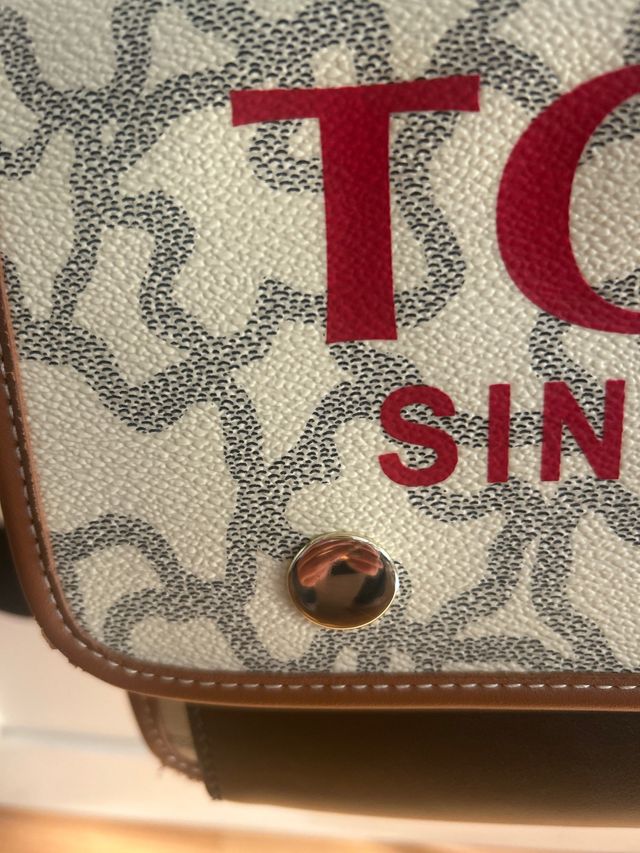 Bolso Tous Beige y Marrón