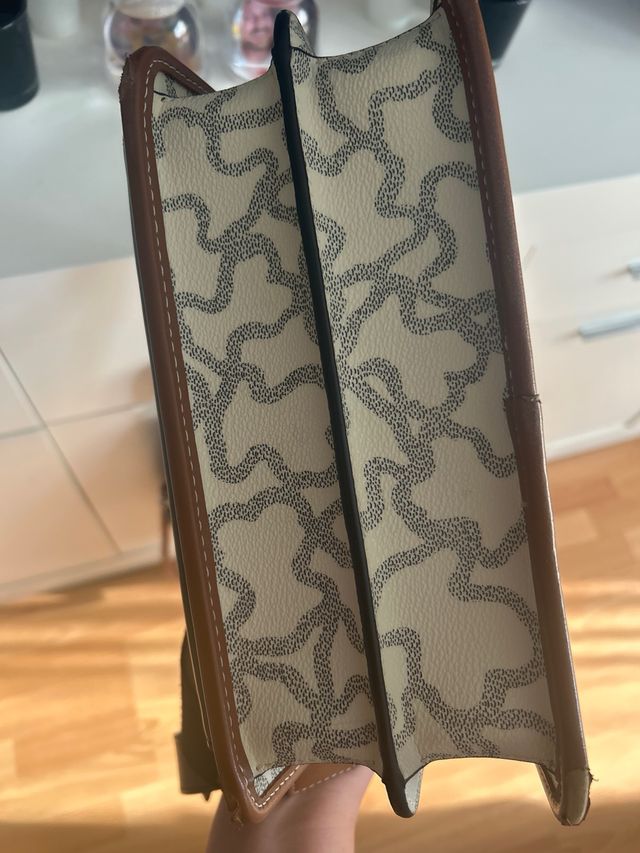 Bolso Tous Beige y Marrón