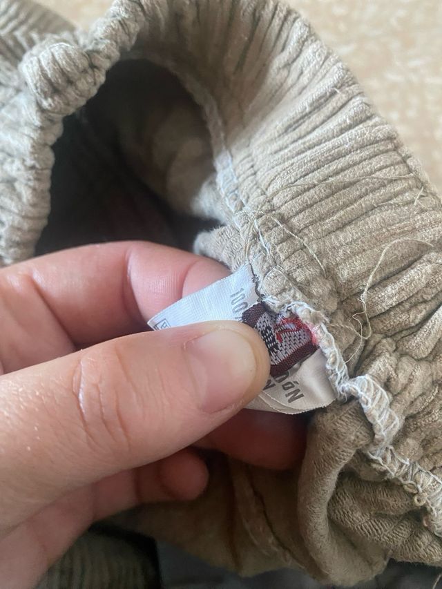 Pantalón de pana talla 12