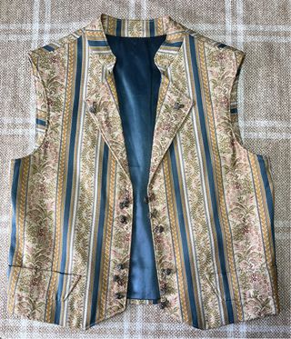 Chaleco fallero hombre estampado hecho a medida.