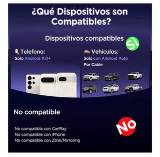 Adaptador Android Auto Inalámbrico con YT Netflix