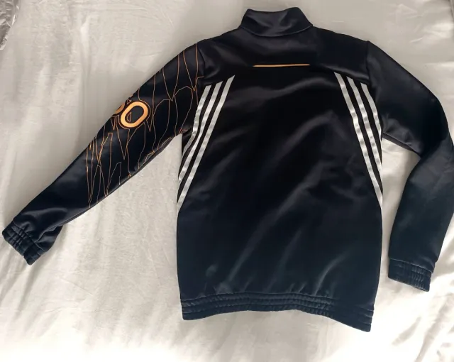Chaqueta Adidas Negra Naranja Talla 11/12. M