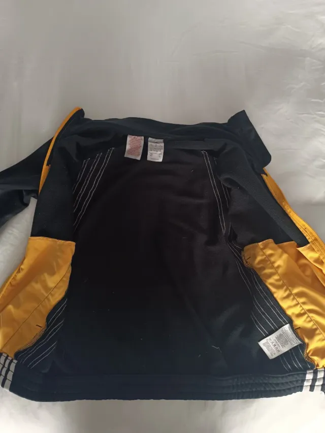 Chaqueta Adidas Negra Naranja Talla 11/12. M