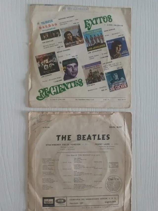 THE BEATLES SINGLES