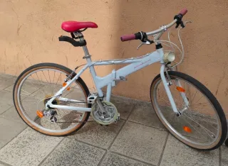 Bicicleta plegable con marchas