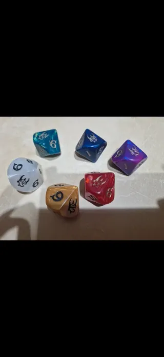 Set 6 dadi poliedrici Munchkin