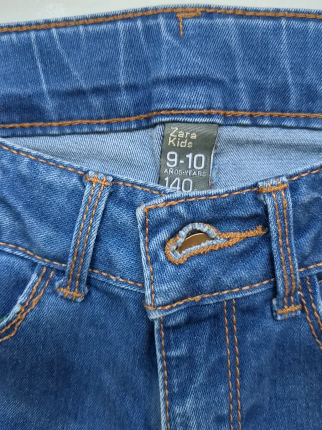 Vaqueros niña Zara elásticos 9-10 años