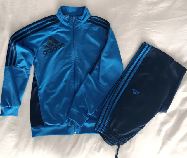 Chándal Adidas niño azul y negro. T11/12, M
