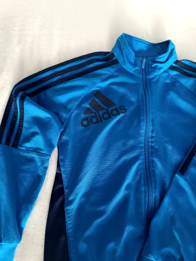 Chándal Adidas niño azul y negro. T11/12, M