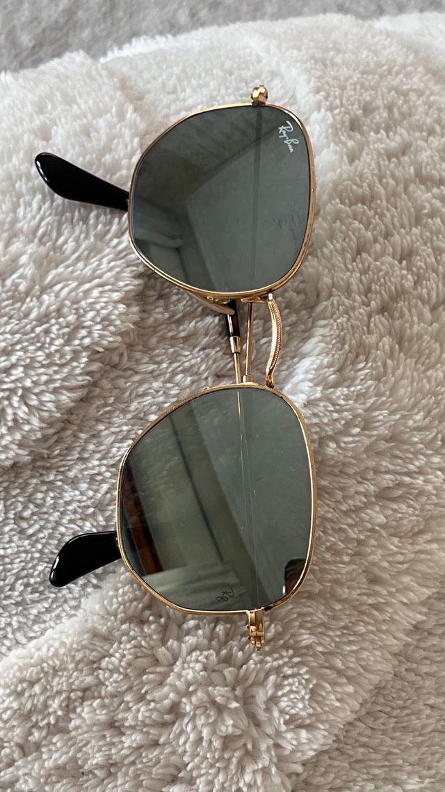 Ray-Ban RB3548N Hexagonal Oro Gris