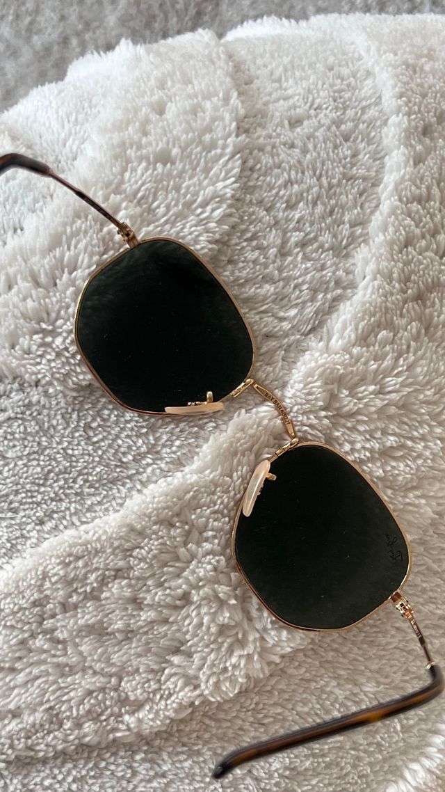 Ray-Ban RB3548N Hexagonal Oro Gris