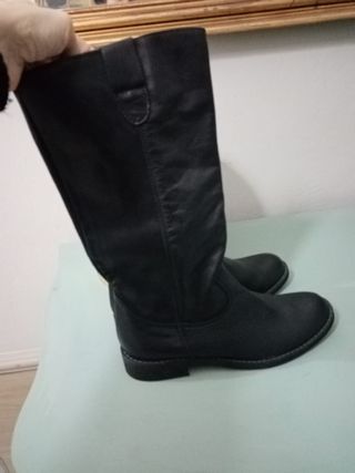 Stivali donna vera pelle neri taglia 40