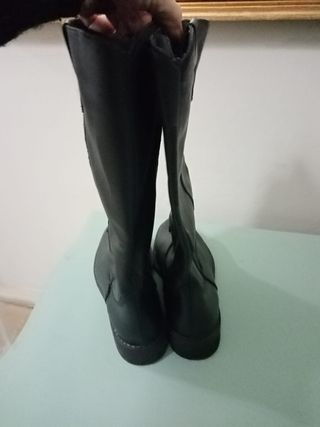 Stivali donna vera pelle neri taglia 40