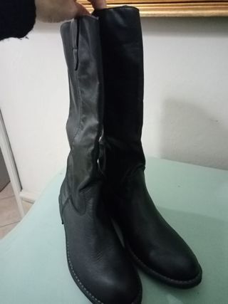 Stivali donna vera pelle neri taglia 40