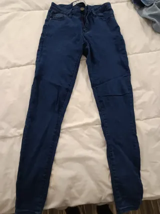Vaqueros mujer azul skinny