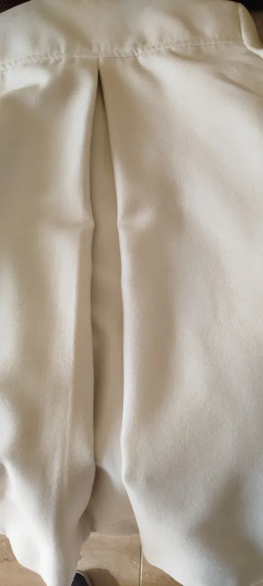 Abrigo blanco Mango mujer