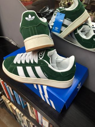 Adidas Campus 00 Verde y Blanco