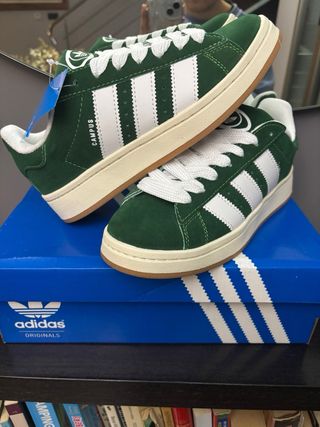 Adidas Campus 00 Verde y Blanco