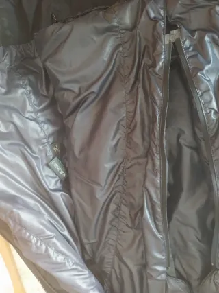 Chaqueta de moto negra