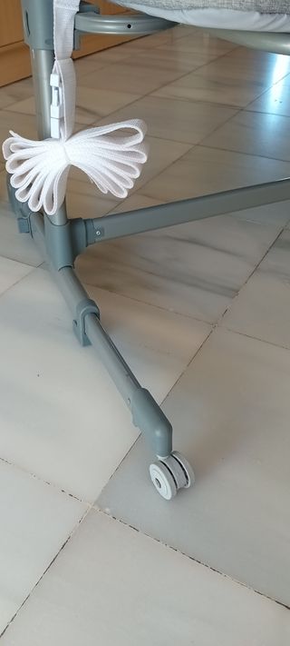 Cuna colecho Kinderkraft gris