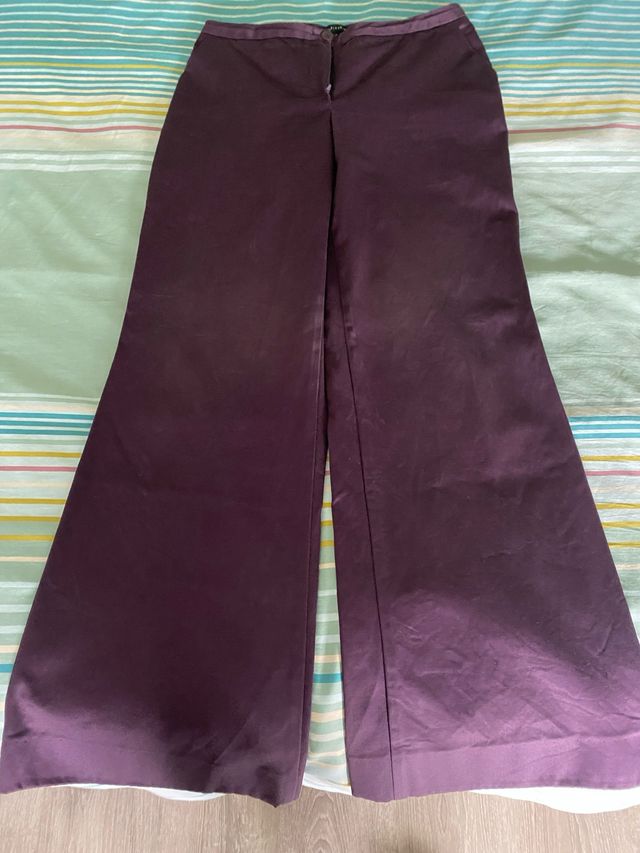 Pantalón morado Don Algodón Talla L