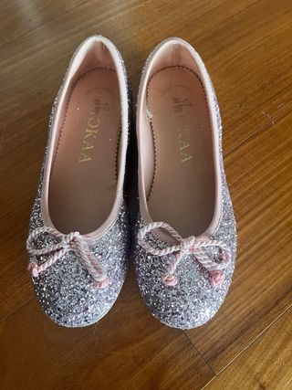 Bailarinas niña Glitter rosa Talla 35