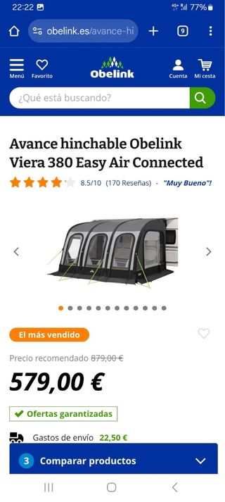 carpa para autocaravana