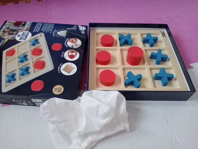 Juego Tres en Raya de Madera