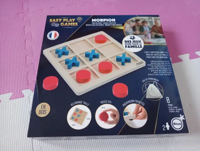 Juego Tres en Raya de Madera