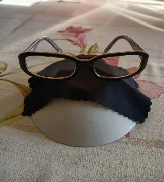 PRADA Occhiali Vista Originali VPR 05L nero/lilla