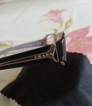 PRADA Occhiali Vista Originali VPR 05L nero/lilla