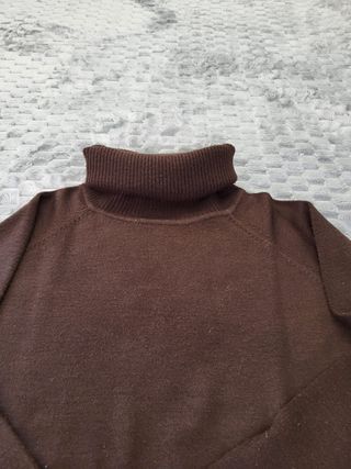 Jersey Cuello Alto EASY WEAR Marrón T.38