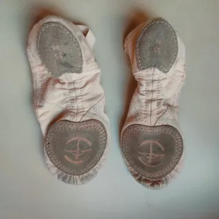 Zapatillas de ballet color salmón