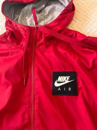 Cortavientos Nike Anorak Rojo Blanco Negro