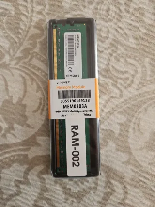 Memoria RAM 4GB DDR3 2-POWER